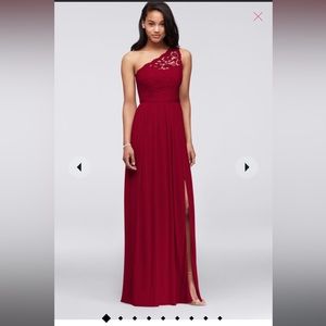 David’s Bridal Bridesmaid Dress Mahogany Size US 10